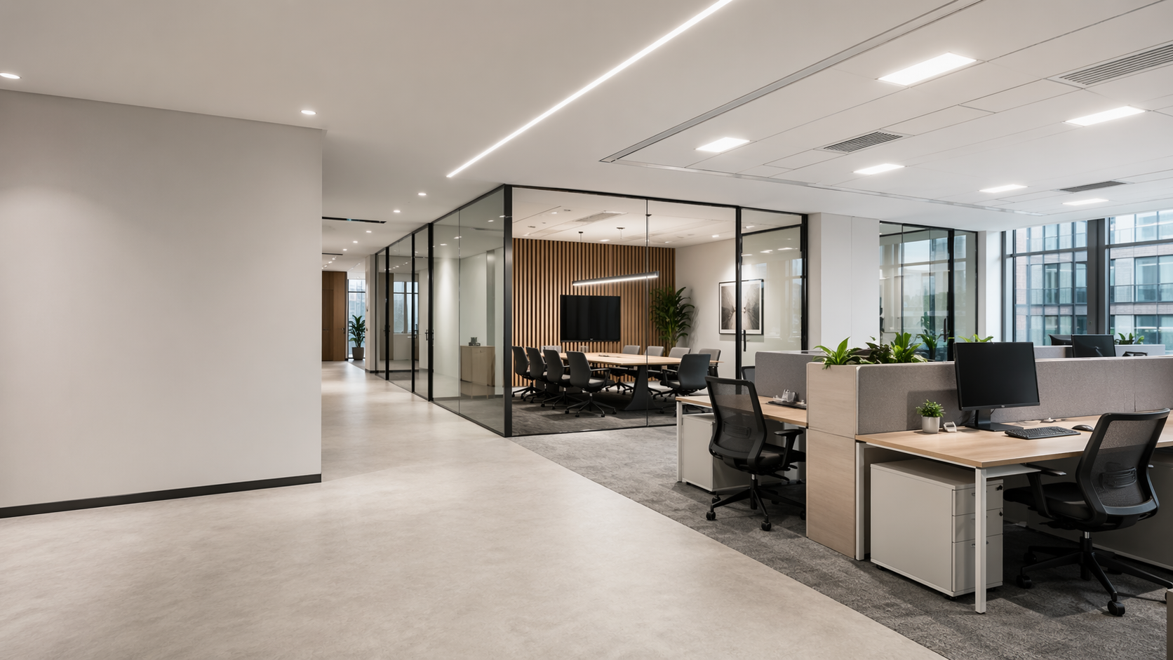 Commercial LED lighting project